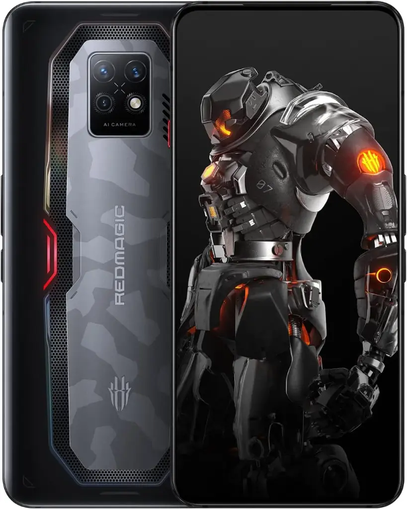 Red Magic 7S Pro (RAM12Go 256  GB) 120Hz Gaming Smartphone, 5G Android  AMOLED Écran, 5000mAh Batterie, 64MP Caméra, 65W Chargeur, Dual-Sim