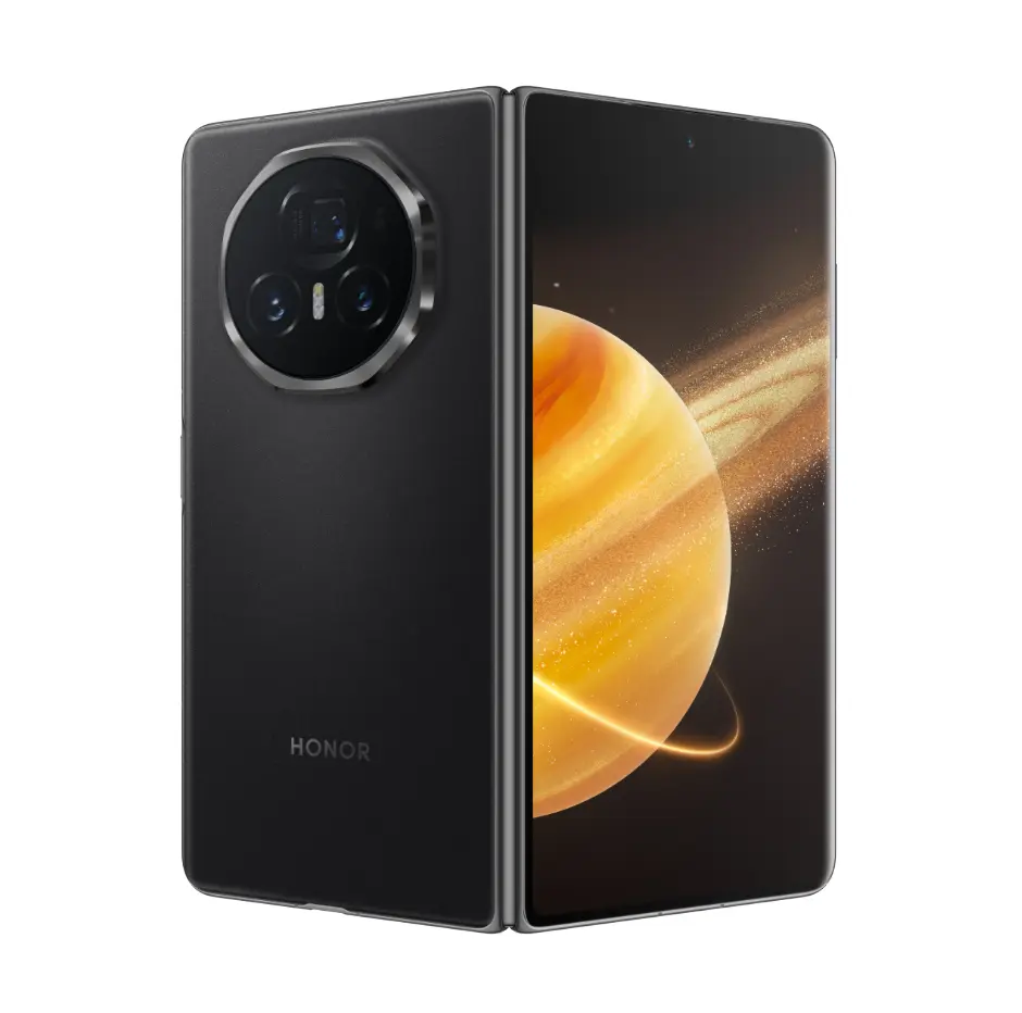 Honor Magic V3 5G (RAM 16Go 512Go)Batterie : 5150 mAh, charge rapide de 66 W · Caméra arrière : 50 MP . Écran 7,92 .