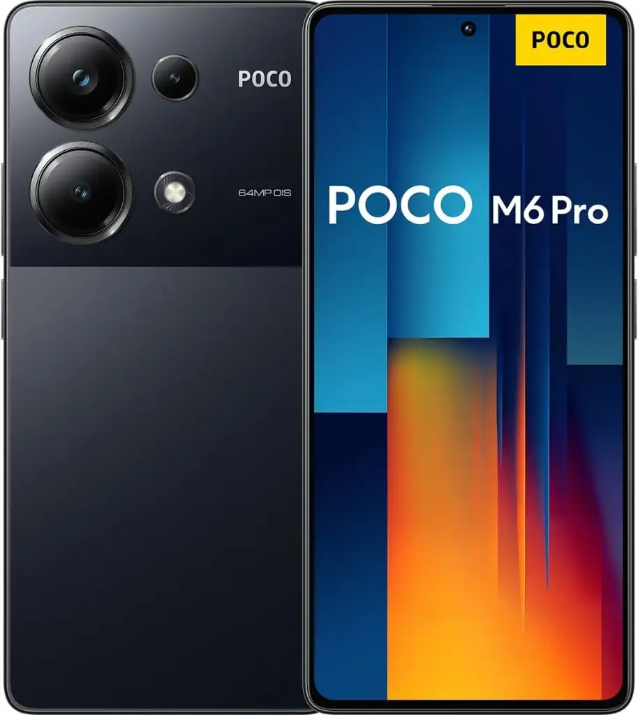 Poco M6 Pro-Xiaomi (RAM 12Go 512Go) 5000 mAh, 64 MP + 8 MP + 2 MP, 6,67 pouces, 16 MP