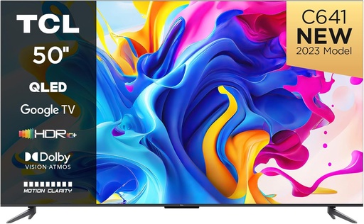 TCL 50C641 Téléviseur QLED 50 Pouces