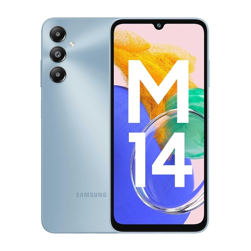 Samsung Galaxy M14 (4GB RAM 64GB)50 MP + 2 MP + 2 MP,  Android 13, Li-Po 6000 mAh,  6.7″