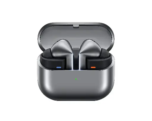Samsung Galaxy Buds3 Pro - Écouteurs sans Fil, Réduction Active de Bruit, Bluetooth, Argent, Audio 360, Galaxy AI,