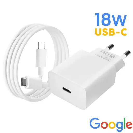google 18w usb c power charger